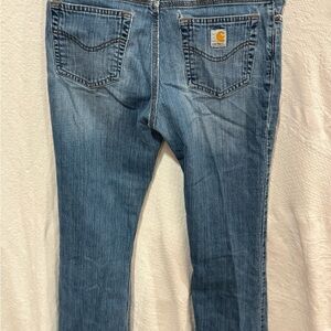 Vintage Carhartt Women's Classic Denim Straight Leg Jeans S7
